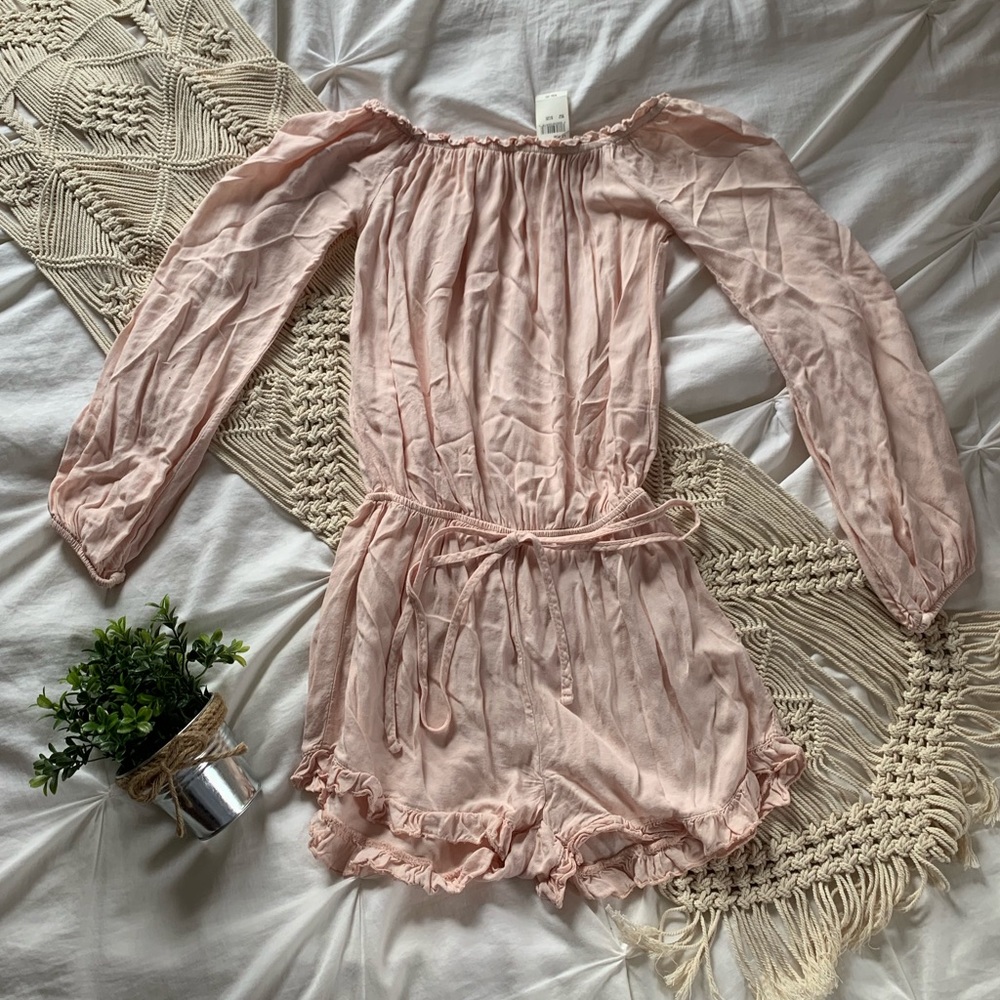 Light Pink Romper Pacsun